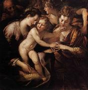 Giulio Cesare Procaccini The Mystic Marriage of St Catherine painting